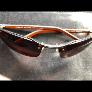 Chrome Hearts Amped sunglasses with leather case